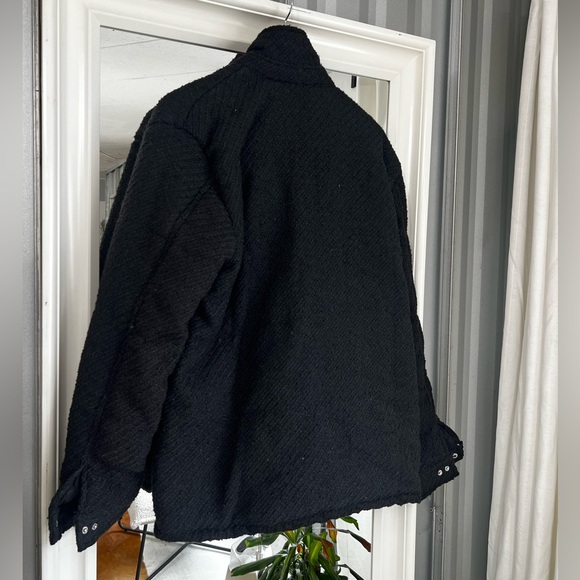 PRIV black button up jacket - Picture 2 of 2
